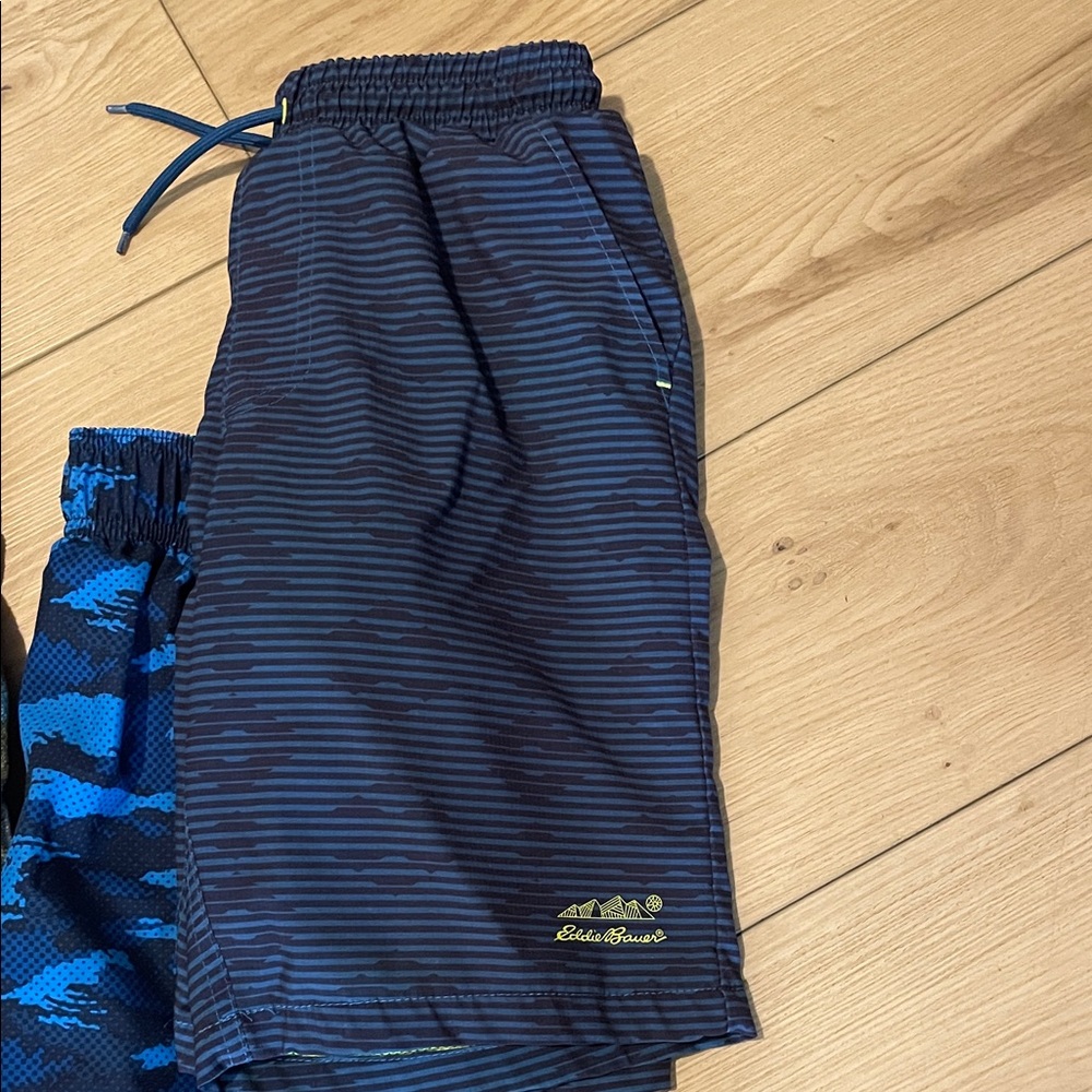 Adidas Blue and Black Swim Shorts with Power Rangers Towel - Picture 2 of 6